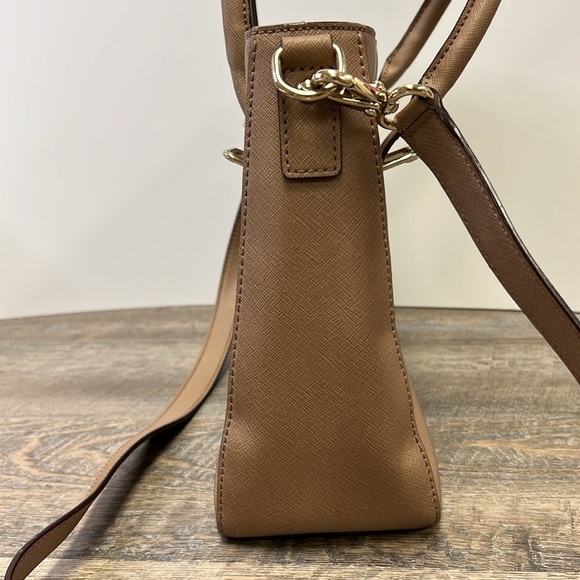 Kate Spade Charlotte Street Reena Shoulder Handbag Purse Dune (Tan) - Picture 4 of 15